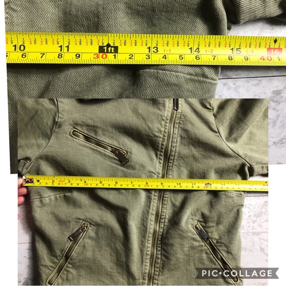 Zara Trafaluc outerwear military peplum jean XS - Picture 7 of 9